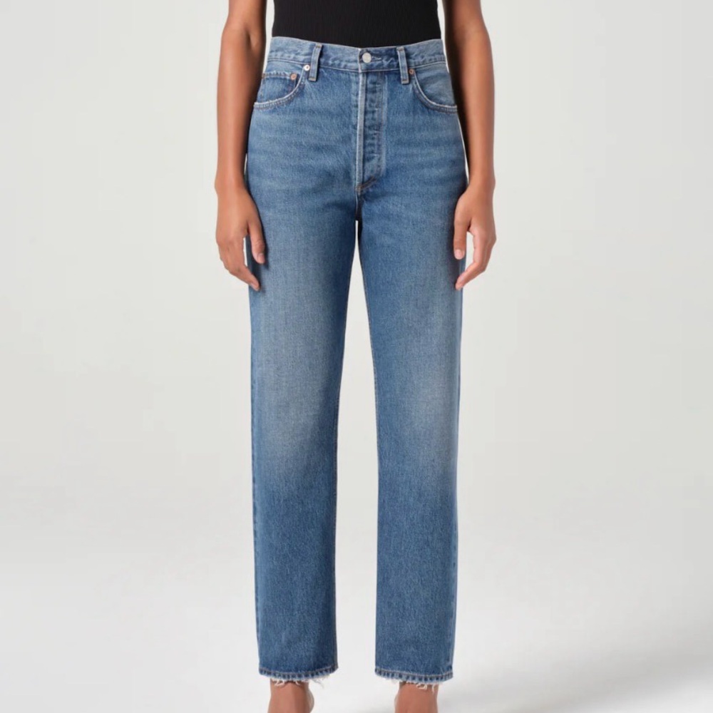 Agolde Valen Mid-Rise Vintage Straight